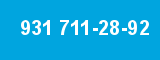 931 711-28-92